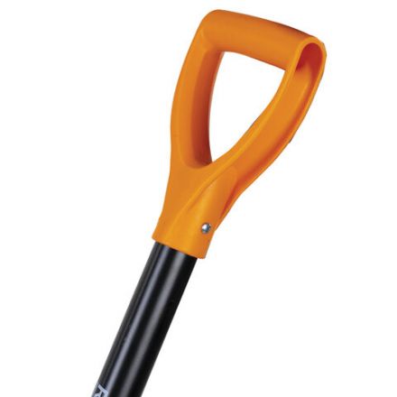 Лопата штыковая стальная 19х27 см, ОБЩАЯ ДЛИНА 115 см, черенок сталь, V-ручка, RABBITEX (РАББИТЕКС) "STRONG METAL", 700476