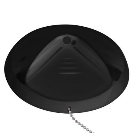 Ручка шариковая настольная BRAUBERG "Стенд-Пен Блэк 2", СИНЯЯ, цепочка, корпус черный, линия письма 0,5 мм, 141347