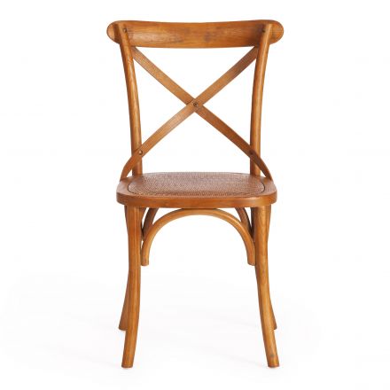 Стул CROSS (mod.CB2001) дерево вяз, 49.5*53.5*87, Груша (№3)