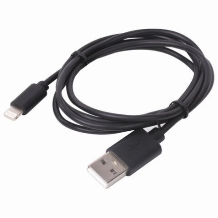 Кабель USB 2.0 – Lightning, 1 м, SONNEN, медь, для передачи данных и зарядки, черный, 513116 Кабель USB 2.0 – Lightning, 1 м, SONNEN, медь, для передачи данных и зарядки, черный, 513116