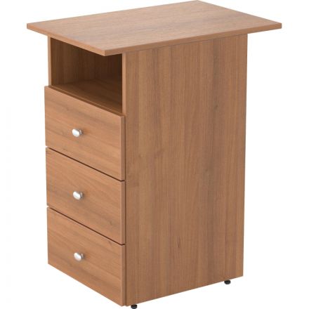 Тумба приставная с топом Easy LT Оптима 400х590х740 3 ящ. орех new 16/16