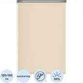 Рулонная штора Комус Мебель blackout silver 537837 V5, 120х160, бежевый