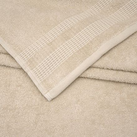 Набор полотенец УЗБ Памир м7701_45 50x80х2 + 70x130х2 крем, беж