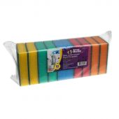 Губки для мытья посуды Премиум (10 шт/уп) 110x80x30мм