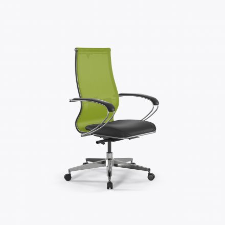 Кресло SynchroSit 10 B2-163K - T+Extra /Km00/Wm12/K1cL(M24.B22.G18.W02) Лайм-Черный