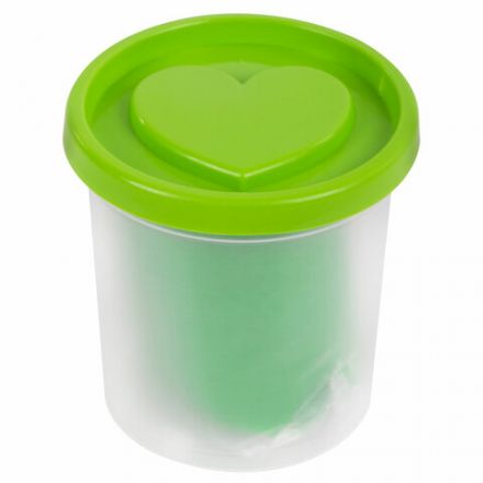Пластилин-тесто для лепки BRAUBERG KIDS, 4 цвета, 560 г, яркие неоновые цвета, крышки-штампики, 106716