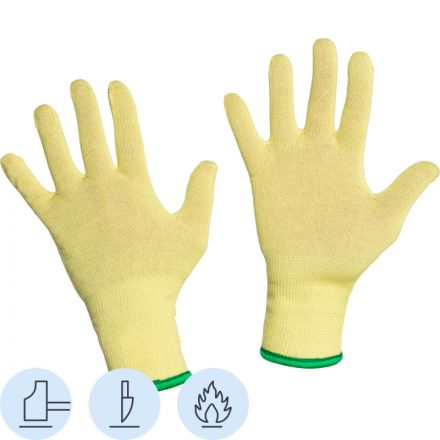 Перчатки защитные от повышен.темпер.Manipula АРАМАКС СЛИМ (KV-49/MG-301)р10