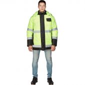 Куртка рабочая зимняя муж з44-КУ черн./лим. (р.56-58) 170-176