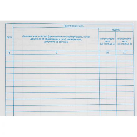 Журнал учета противопожарных инструктажей, бумвинил, 96л, офсет Журнал учета противопожарных инструктажей, бумвинил, 96л, офсет