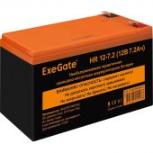 Батарея для ИБП ExeGate HR 12-7.2 (12V 7.2Ah 1227W, клеммы F2) EX282965RUS Батарея для ИБП ExeGate HR 12-7.2 (12V 7.2Ah 1227W, клеммы F2) EX282965RUS