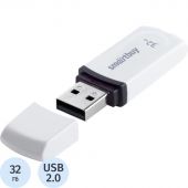 Флеш-память Smartbuy UFD 32GB Paean White (SB32GBPN-W) Флеш-память Smartbuy UFD 32GB Paean White (SB32GBPN-W)