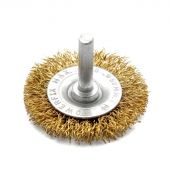 Корщетка VIRA для дрели 75мм плоская с хвост.6мм, радиальная,мягкая(570075)