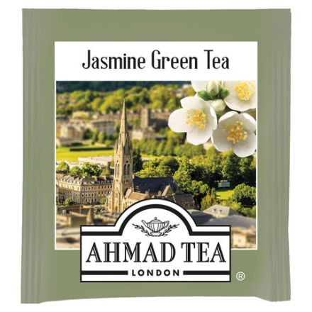 Чай AHMAD (Ахмад) "Jasmine Green Tea" зелёный с жасмином, 100 пакетиков в конвертах по 2 г, 475i-08
