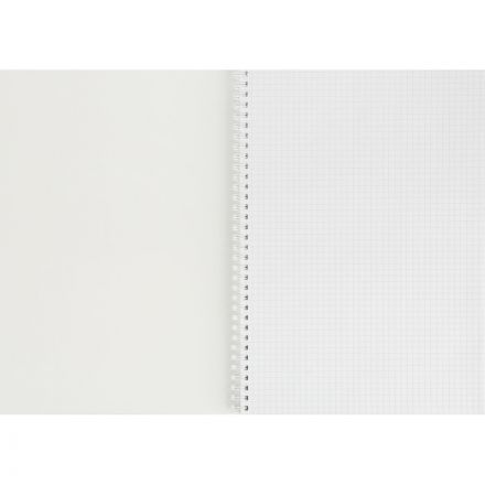 Тетрадь общая А4 96л Attache Градиент Бирюза клетка, 65г, греб, УФ-лак