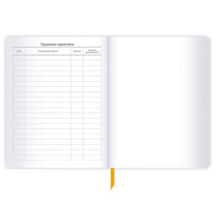 Дневник 1-11 класс 48 л., кожзам (гибкая), печать, фольга, BRAUBERG, "Mountains", 106223