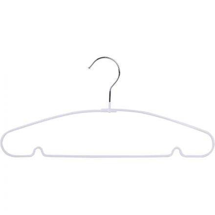 Вешалка-плечики WW_Attache MHT001/MHP048 мет,прям,пок.ПВХ,р48-50 бел.УП10шт