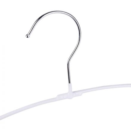 Вешалка-плечики WW_Attache MHT001/MHP048 мет,прям,пок.ПВХ,р48-50 бел.УП10шт