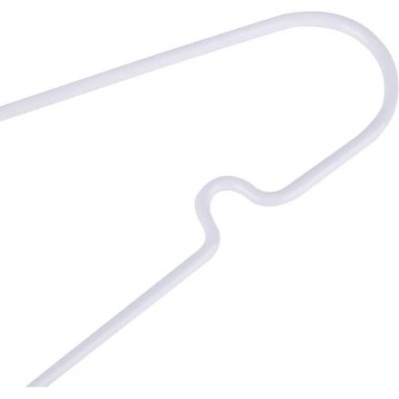 Вешалка-плечики WW_Attache MHT001/MHP048 мет,прям,пок.ПВХ,р48-50 бел.УП10шт