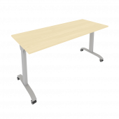 Mobile System Стол складной мобильный СМ-6 Клён/Тёмно-серый металл 1600*650*757 Mobile System Стол складной мобильный СМ-6 Клён/Тёмно-серый металл 1600*650*757