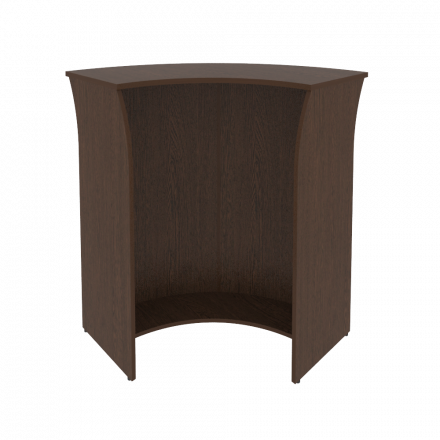 Riva Стойка угловая (радиусный элемент-ХДФ) А.РС-5 ХДФ Венге 950*950*1150