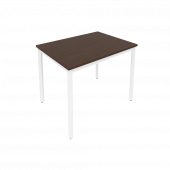 Slim Стол письменный на металлокаркасе С.СП-3 Венге/Белый металл 980*720*750