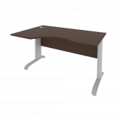 Riva Metal-L Стол криволинейный левый ПЛ.СА-2 (L) Венге/Тёмно-серый металл 1400*900*750 Riva Metal-L Стол криволинейный левый ПЛ.СА-2 (L) Венге/Тёмно-серый металл 1400*900*750