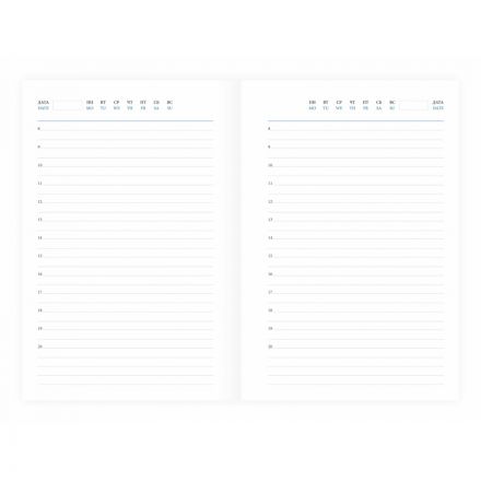 Ежедневник недатированный черный, А5,148x218, 352стр, Agenda Ежедневник недатированный черный, А5,148x218, 352стр, Agenda