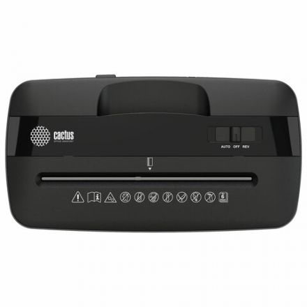 Уничтожитель (шредер) CACTUS CS-SH-A3, 4 уровень секретности, фрагменты 4х39, 6 листов, 13 литров