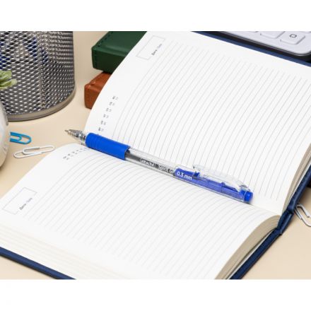 Ручка шариковая автомат. Attache SpiritGPш.0,5мм,лин0,3,син,масл,манж