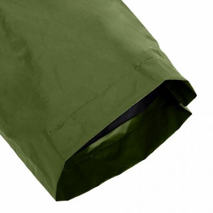 Дождевик плащ зеленый на кнопках, EVA, многоразовый прочный, чехол в комплекте, универсальный размер, SHAMAANI (ШАМААНИ), 610933