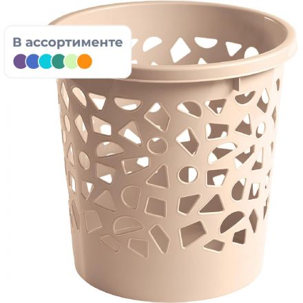 Корзина для мусора с держателем 10 л пластик цвет в ассортименте (26х26 см) Корзина для мусора с держателем 10 л пластик цвет в ассортименте (26х26 см)