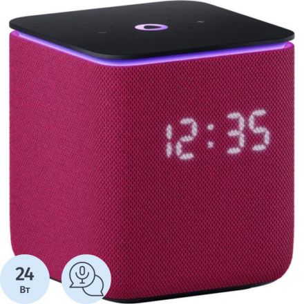Умная колонка Яндекс Станция Миди с Алисой с Zigbee, розов (YNDX-00054PNK)