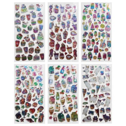 Наклейки гелевые "Любимые блестки", 17,5х9 см, ассорти 6 видов, FUNSTER (ФАНСТЕР), 666104 Наклейки гелевые "Любимые блестки", 17,5х9 см, ассорти 6 видов, FUNSTER (ФАНСТЕР), 666104