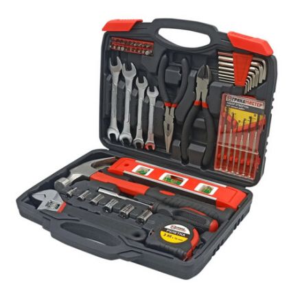 Набор инструментов универсальный, 51 предмет, пластиковый кейс, ГРАНДМАСТЕР, 671333 Набор инструментов универсальный, 51 предмет, пластиковый кейс, ГРАНДМАСТЕР, 671333