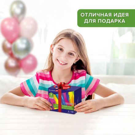 Краски акриловые для техники "Флюид Арт" (POURING PAINT), 8 цветов по 120 мл, Цвета радуги, BRAUBERG ART, 192242