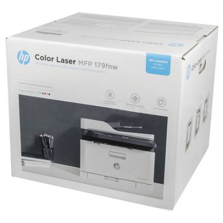 МФУ лазерное ЦВЕТНОЕ HP Color Laser 179fnw "4 в 1", А4, 18 стр./мин., 20000 стр./мес., АПД, Wi-Fi, сетевая карта, 4ZB97A