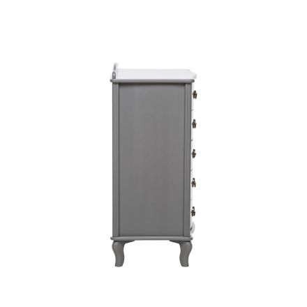 Комод Leset "Джульетта" узкий (5 ящ.), Серый ясень