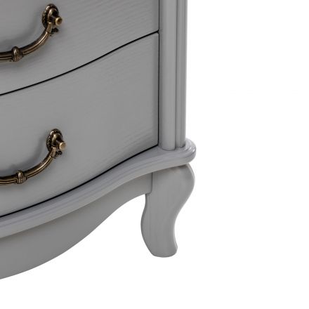 Комод Leset "Джульетта" узкий (5 ящ.), Серый ясень