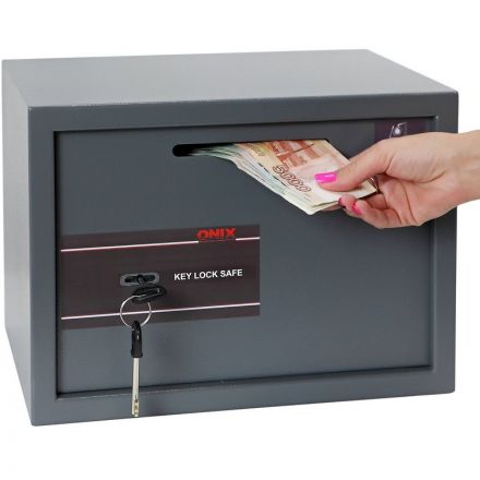 Сейф депозитный ONIX LS 25КD+ключ и замок