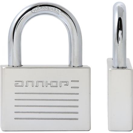 Замок навесной УЗК_Аллюр ВС1Ч-070 (70хd=10,5х39) чугун (16839) хром (4кл)