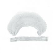 Шапочка-берет Шарлотта "Плиссе" белая, КОМПЛЕКТ 125 шт., спанбонд 15 г/м2, ГЕКСА Шапочка-берет Шарлотта "Плиссе" белая, КОМПЛЕКТ 125 шт., спанбонд 15 г/м2, ГЕКСА