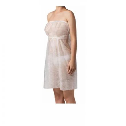 Накидка -Пеньюар на резинке по дек. спандбонд белый 140х75см 01-656 10шт/уп Накидка -Пеньюар на резинке по дек. спандбонд белый 140х75см 01-656 10шт/уп