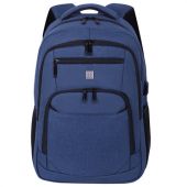 Рюкзак HEIKKI SECURE (ХЕЙКИ) универсальный, отделение для ноутбука, синий, 46x31x19 см, 273896