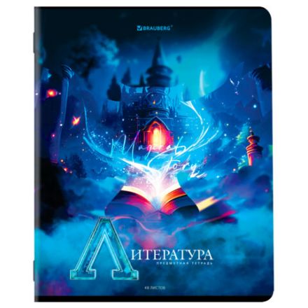 Тетради предметные, КОМПЛЕКТ 12 ПРЕДМЕТОВ, 48 л., глянцевый УФ-лак, BRAUBERG, "DREAM WORLD", 404842