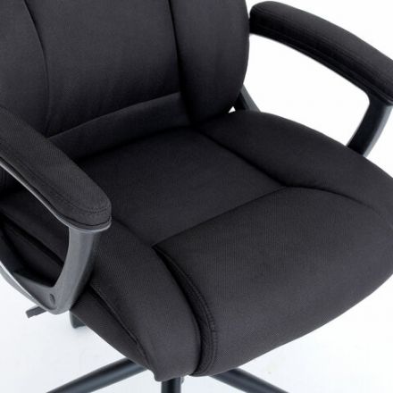 Кресло BRABIX PREMIUM "Adagio EX-551", ткань, пятилучие металл, черное, 532938