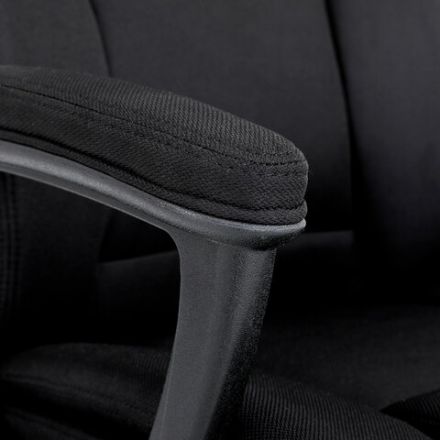 Кресло BRABIX PREMIUM "Adagio EX-551", ткань, пятилучие металл, черное, 532938