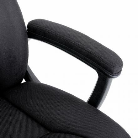 Кресло BRABIX PREMIUM "Adagio EX-551", ткань, пятилучие металл, черное, 532938