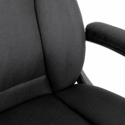 Кресло BRABIX PREMIUM "Adagio EX-551", ткань, пятилучие металл, черное, 532938