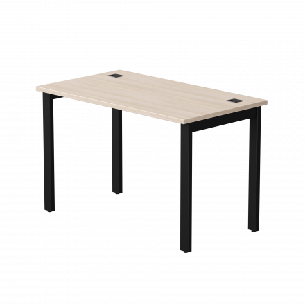 Стол прямой Everprof EVO на металлокаркасе 1180х670х755 мм Дуб Соната/Черный