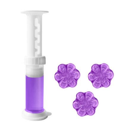 Диски гелевые для унитаза 44г LAIMA "Лаванда", 8 штук, 609784, 609794